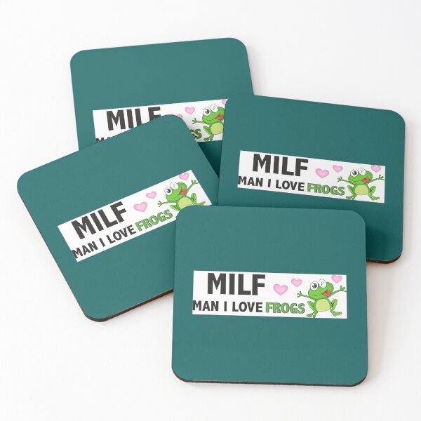Item preview, kawaii frog sarcastic frog lover milf man i love frogs bumper  designed and sold by LabobDesigns.