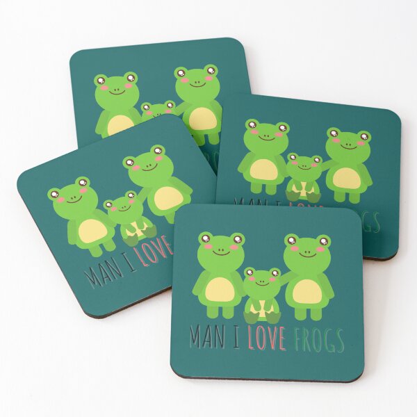 Item preview, Man I Love Family Frogs  designed and sold by LabobDesigns.