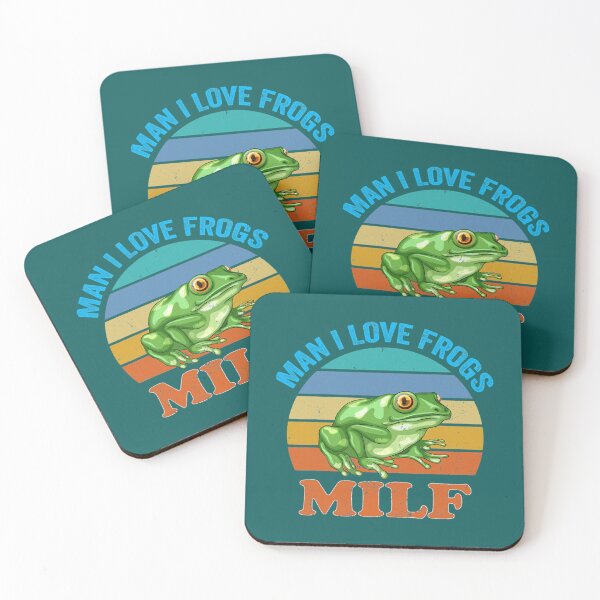 Item preview, Frog-Amphibian Lovers - MILF Man I Love Frogs   designed and sold by LabobDesigns.