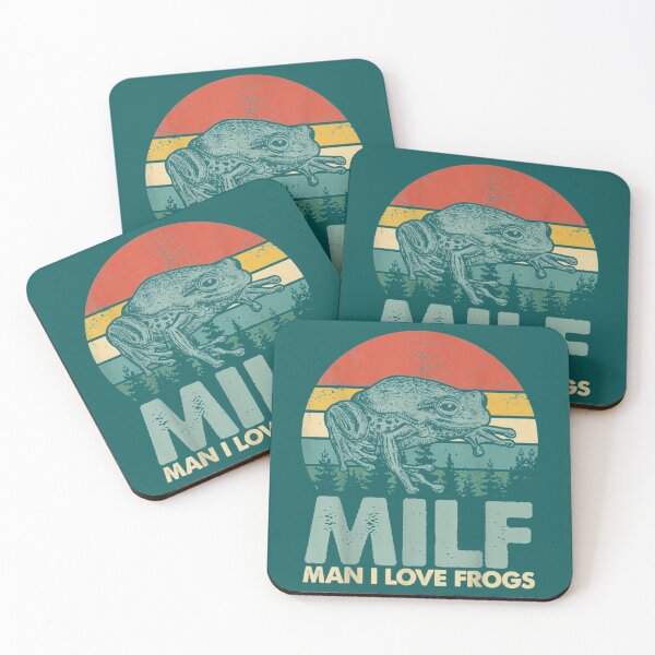Item preview, Funny Milf Man I Love Frogs Saying Frog Amphibian Lovers Long Sleeve  designed and sold by LabobDesigns.