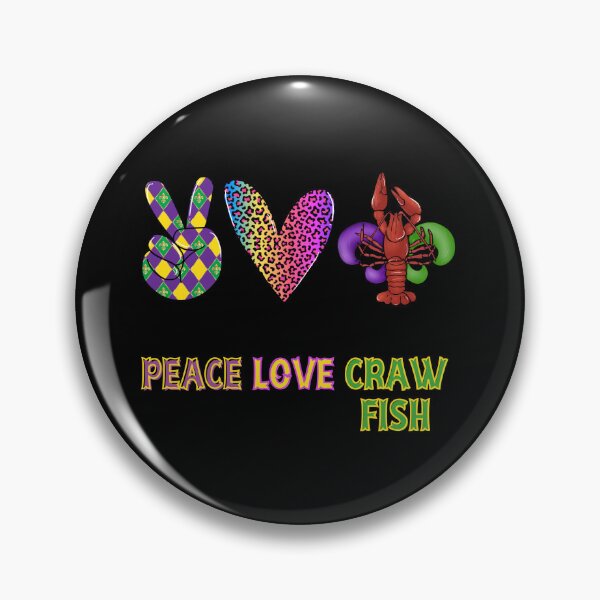 Item preview, Love Peace Crawfish designed and sold by The Jackalope.