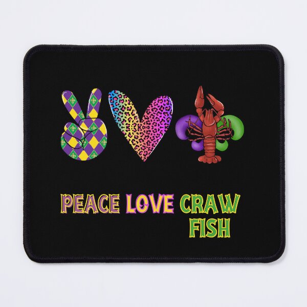 Item preview, Love Peace Crawfish designed and sold by The Jackalope.