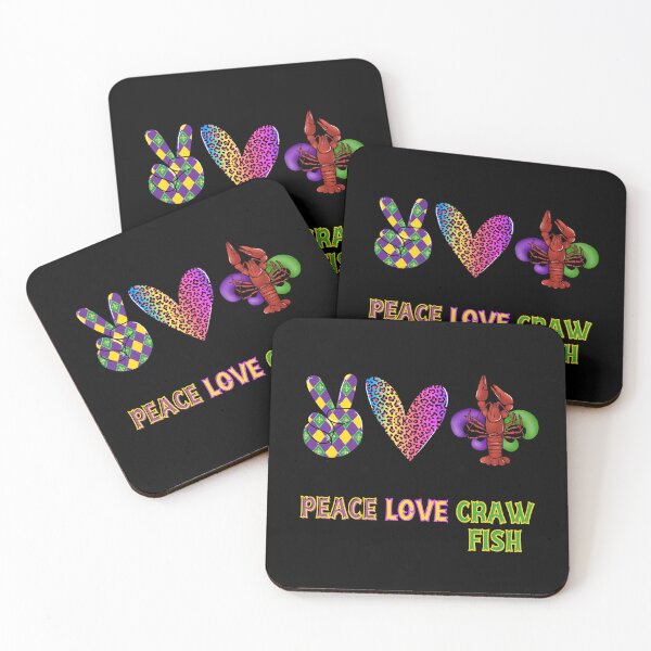 Item preview, Love Peace Crawfish designed and sold by The Jackalope.