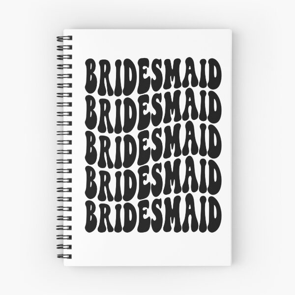 Item preview, Bridesmaid Black Retro Graphic Bridal Party Gifts for Bachelorette Party designed and sold by mysticblvd.