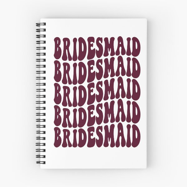 Item preview, Bridesmaid Burgundy Retro Graphic Bridal Party Gifts for Bachelorette Party designed and sold by mysticblvd.