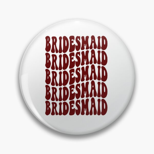 Item preview, Bridesmaid Dark Red Retro Graphic Bridal Party Gifts for Bachelorette Party designed and sold by mysticblvd.