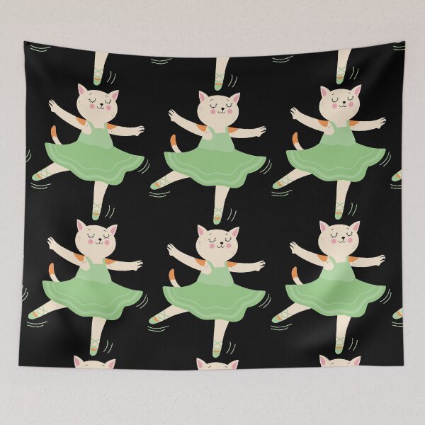Item preview, Funny Cat dancing ballet dogs pets designed and sold by tanabe.