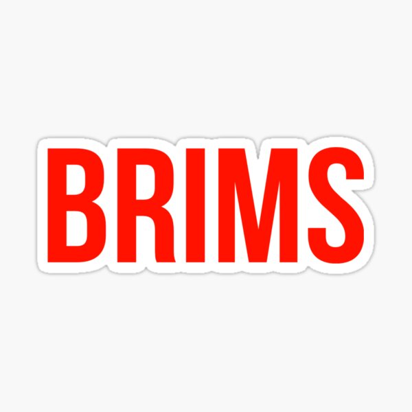 "The Brims" Sticker by Prestige313 Redbubble