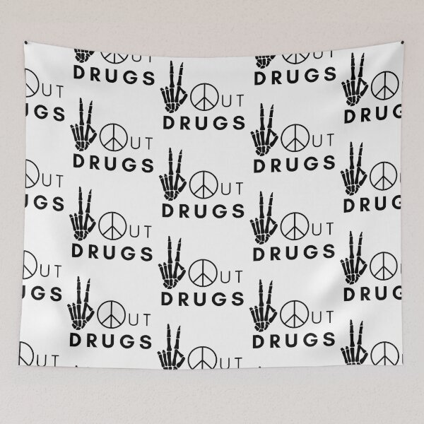 Item preview, Peace out drugs! Recovery awareness designed and sold by RecoverOutLoud.
