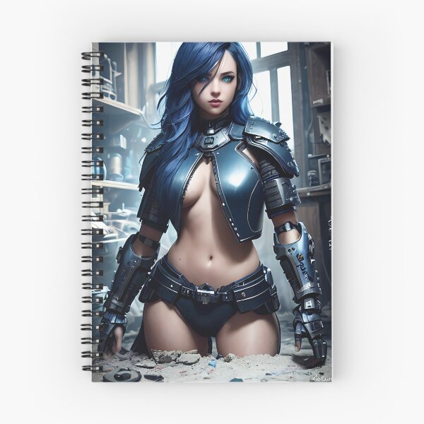 Item preview, Chica Cyborg perdida entre los escombros designed and sold by Anime Shape.