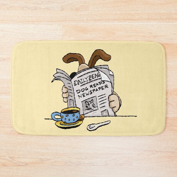 Item preview, Dog Reads Newspaper designed and sold by Birdbrook Academy.