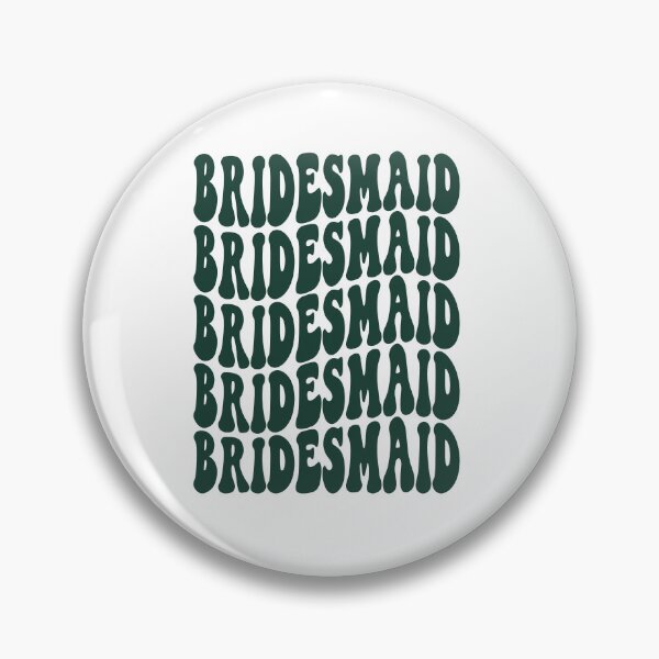 Item preview, Bridesmaid Emerald Green Retro Graphic Bridal Party Gifts for Bachelorette Party designed and sold by mysticblvd.