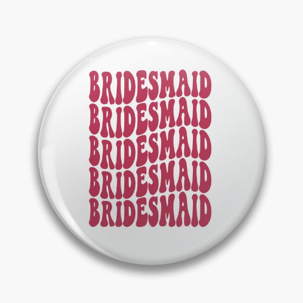 Item preview, Bridesmaid Magenta Pink Retro Graphic Bridal Party Gifts for Bachelorette Party designed and sold by mysticblvd.