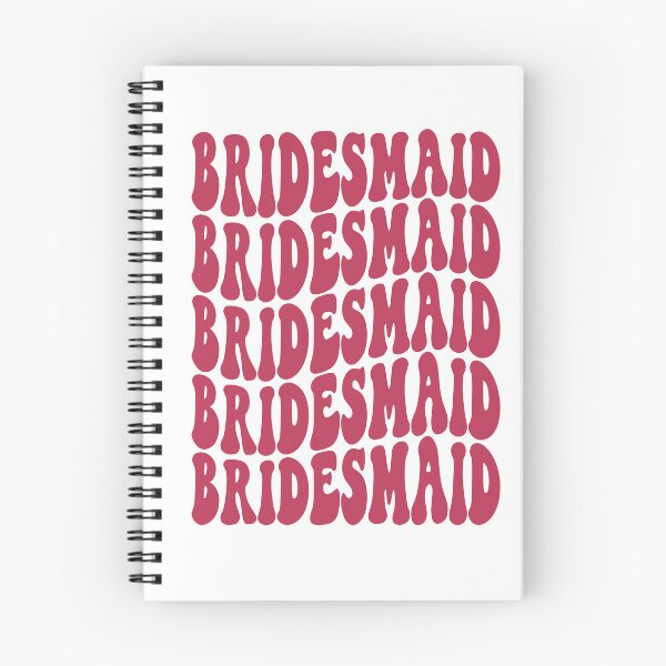 Item preview, Bridesmaid Magenta Pink Retro Graphic Bridal Party Gifts for Bachelorette Party designed and sold by mysticblvd.
