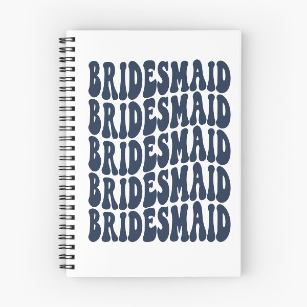 Item preview, Bridesmaid Navy Blue Retro Graphic Bridal Party Gifts for Bachelorette Party designed and sold by mysticblvd.