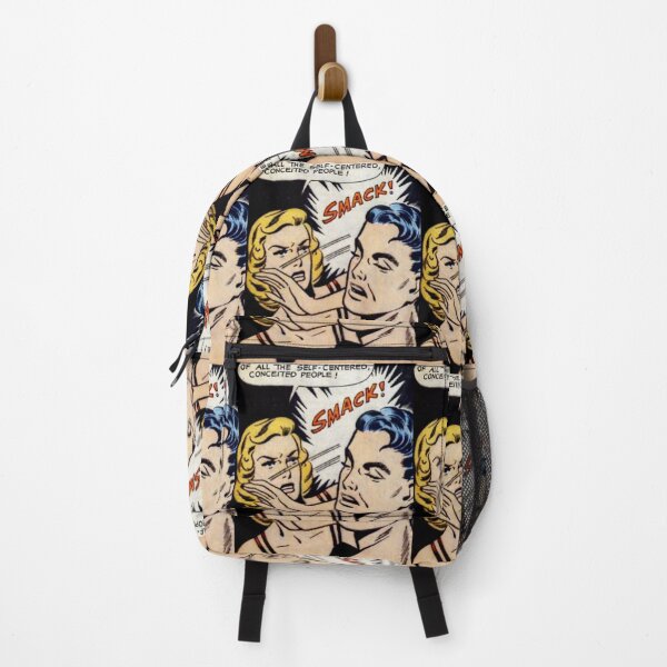 Item preview, Comic Book Girl Slapping a Douche Bag designed and sold by designedbykels0.