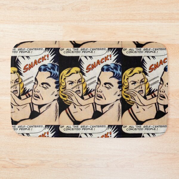 Item preview, Comic Book Girl Slapping a Douche Bag designed and sold by designedbykels0.