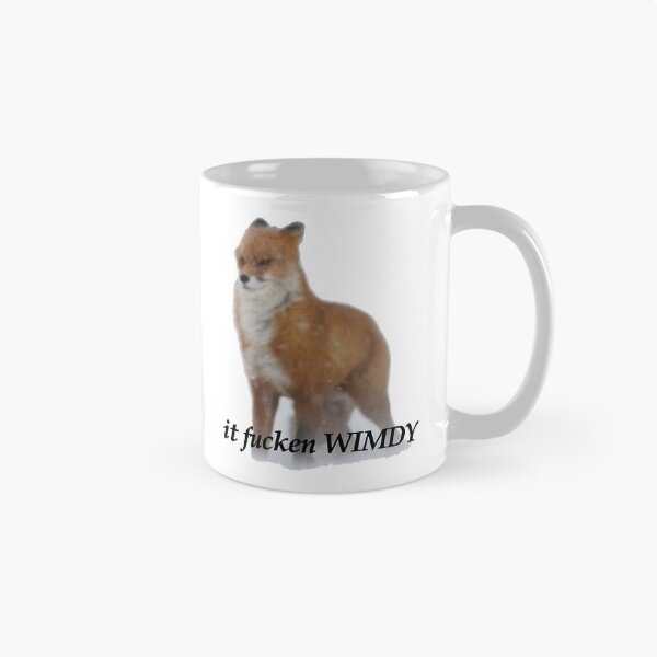 Item preview, it fucken WIMDY fox designed and sold by AlfaNoraStore.
