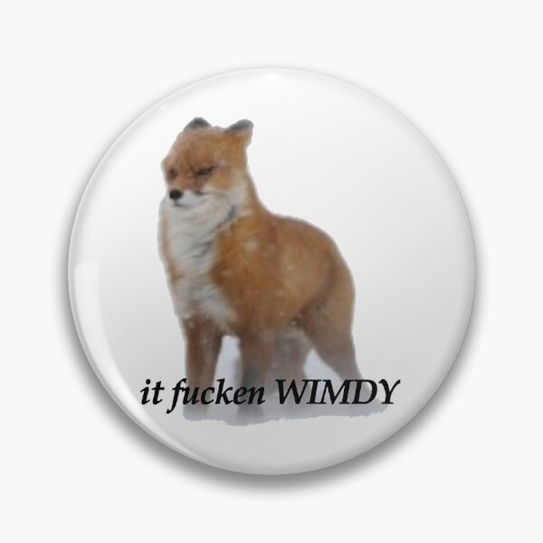Item preview, it fucken WIMDY fox designed and sold by AlfaNoraStore.