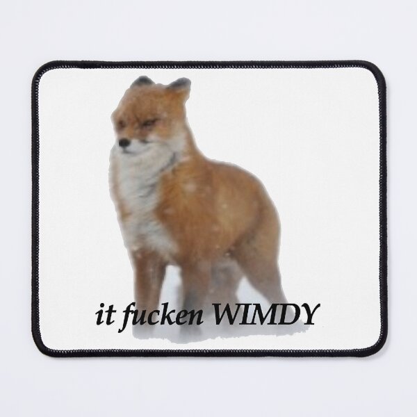 Item preview, it fucken WIMDY fox designed and sold by AlfaNoraStore.
