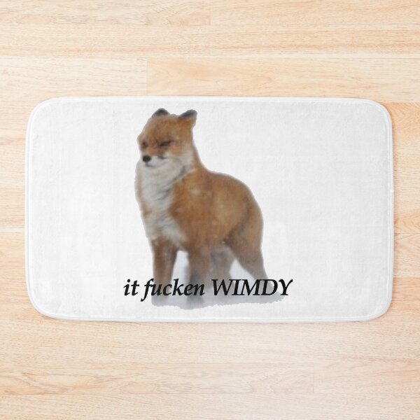 Item preview, it fucken WIMDY fox designed and sold by AlfaNoraStore.