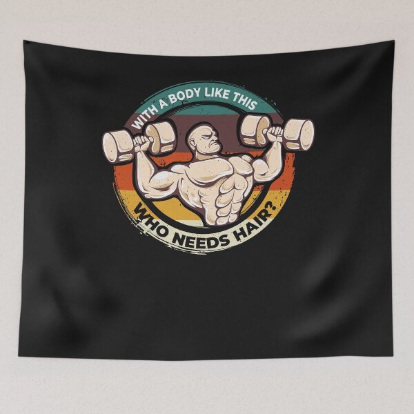 Item preview, Sexy body - no hair - fun fitness designed and sold by ChrisFeil.