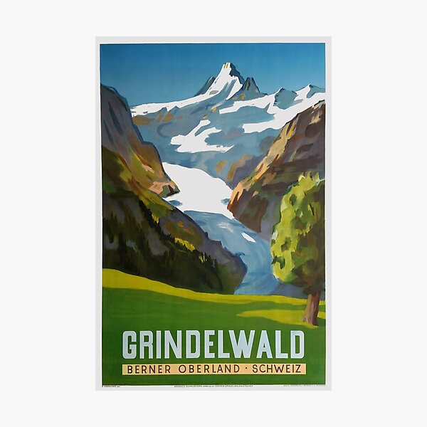 Item preview, Grindelwald, Switzerland, Ski Poster designed and sold by BokeeLee.