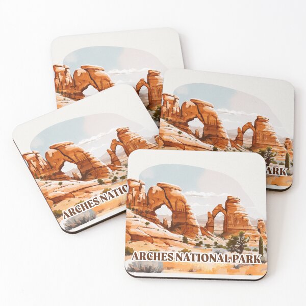 Item preview, Arches National Park Boho Watercolor designed and sold by PikoApparel.