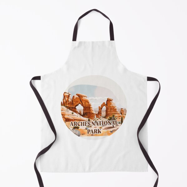 Item preview, Arches National Park Boho Watercolor Circle designed and sold by PikoApparel.