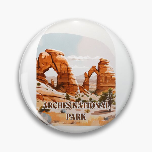Item preview, Arches National Park Boho Watercolor Arch designed and sold by PikoApparel.