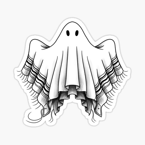 Tallit ghost Sticker