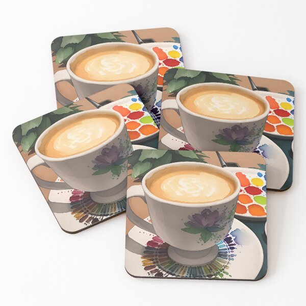 Item preview, Café en Acuarela designed and sold by Manolo1923.