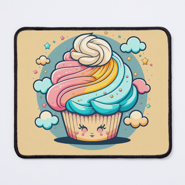 Item preview, Cute cupcake in clouds designed and sold by YeKnot.