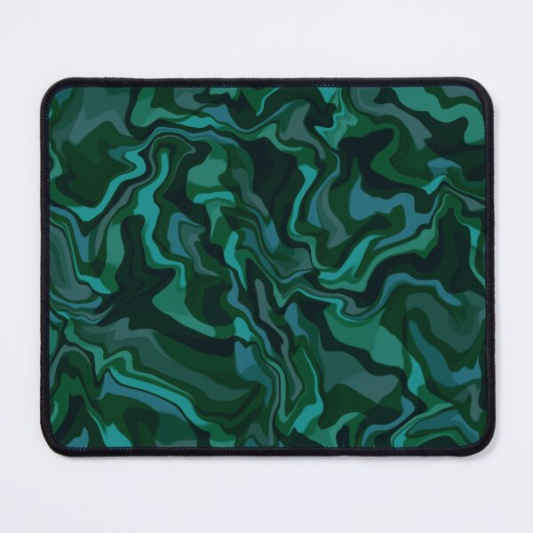 Item preview, Abstract in green waves. designed and sold by MirBer.