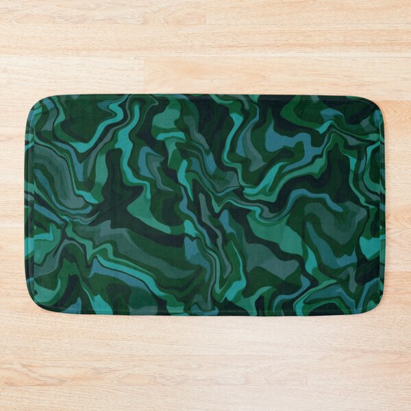 Item preview, Abstract in green waves. designed and sold by MirBer.
