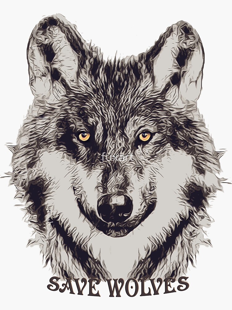 SAVE WOLVES von fuxart
