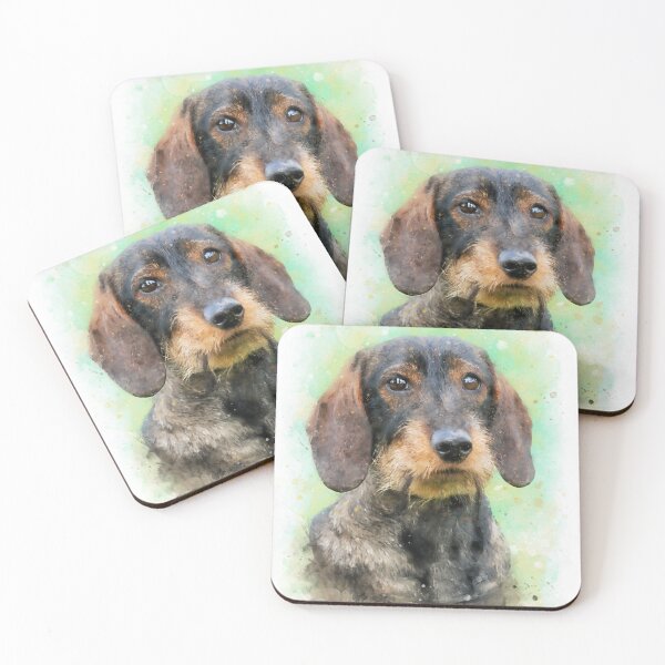 Item preview, Dachshund watercolor designed and sold by PetsArt.