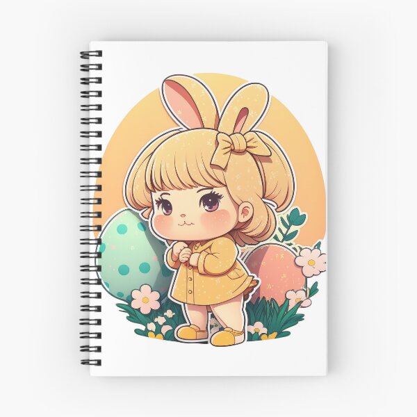 Item preview, Chibi Bunny Girl With Yellow Dress designed and sold by Stepultura.