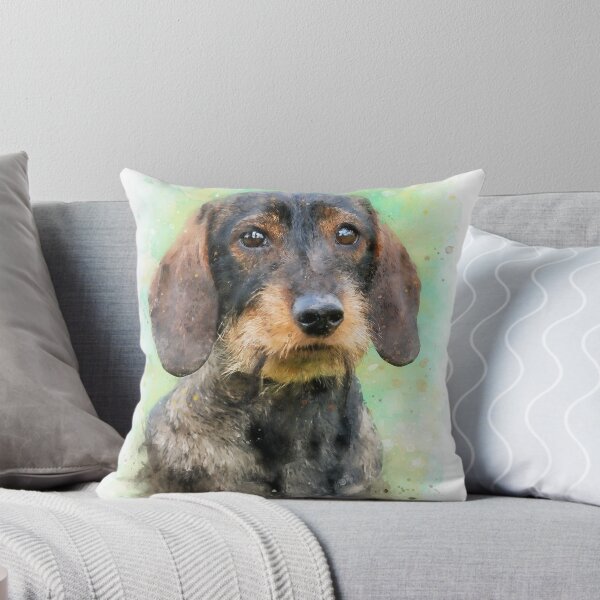 Item preview, Dachshund watercolor designed and sold by PetsArt.