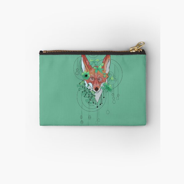 Aperçu de l'œuvre Renard totem vert créée et vendue par Nola-Art.
