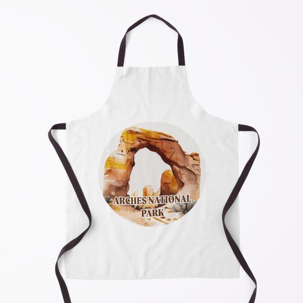 Item preview, Arches National Park Boho Watercolor Circle designed and sold by PikoApparel.