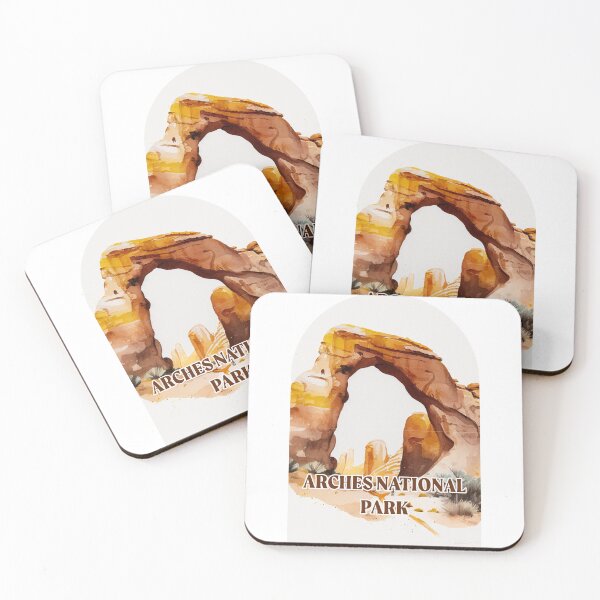 Item preview, Arches National Park Boho Watercolor Arch designed and sold by PikoApparel.