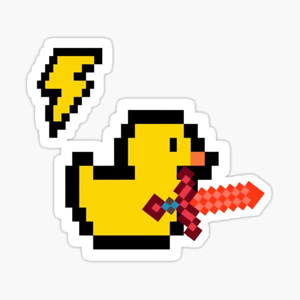 Aperçu de l'œuvre Canard avec une épée créée et vendue par ShirtsByLoki.