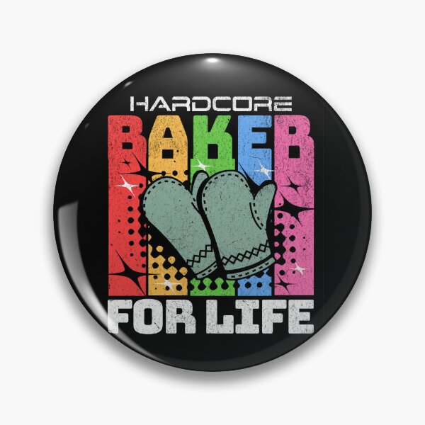 Item preview, Hardcore Baker For Life Pastry Chef Funny Bakery designed and sold by Kiwi Queen.