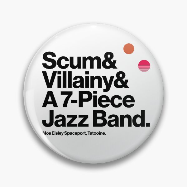 Item preview, Scum and Villainy and a 7-Piece Jazz Band designed and sold by thedesigngarden.