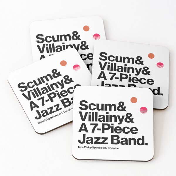 Item preview, Scum and Villainy and a 7-Piece Jazz Band designed and sold by thedesigngarden.