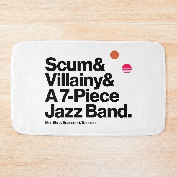 Item preview, Scum and Villainy and a 7-Piece Jazz Band designed and sold by thedesigngarden.