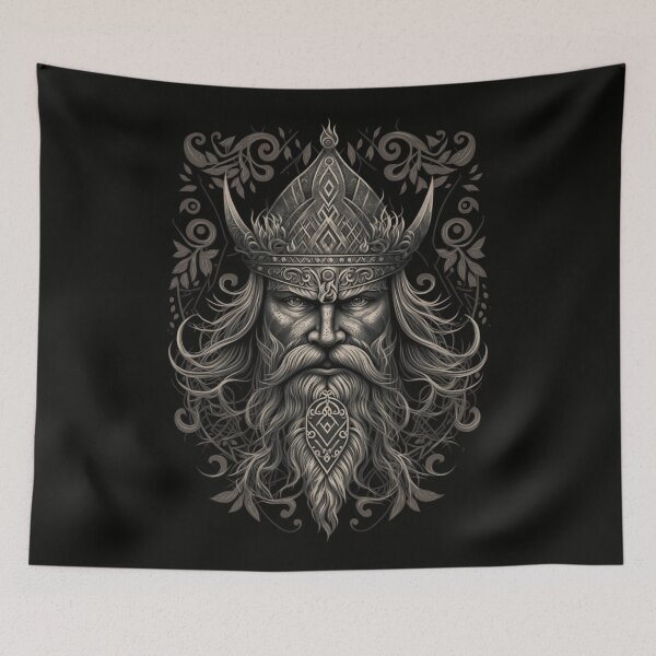 Item preview, Tyr Head Ornament, Nordic  designed and sold by Philip-p22.