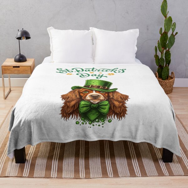 Item preview, St Patricks Day Dog Leprechaun Funny Lucky Green Proud Irish designed and sold by Modern Outlet ⭐⭐⭐⭐⭐.