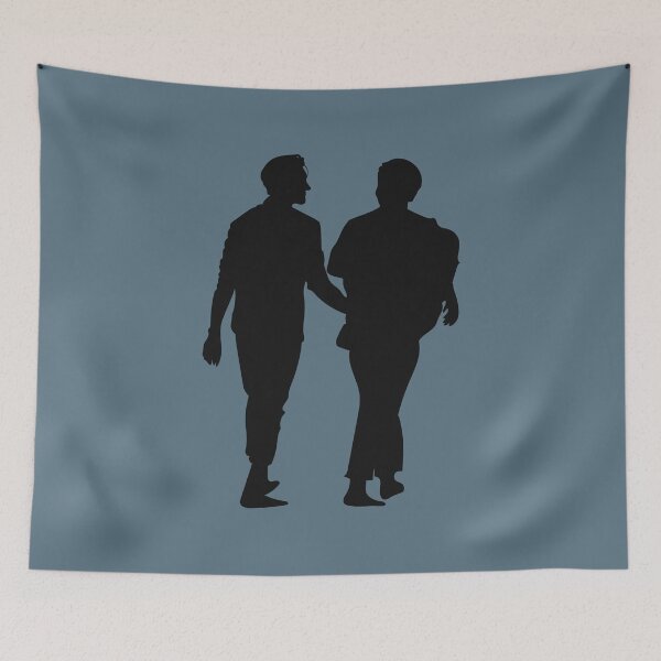 Item preview, Jim and Wen walking on the beach at sunset designed and sold by Pinu92.